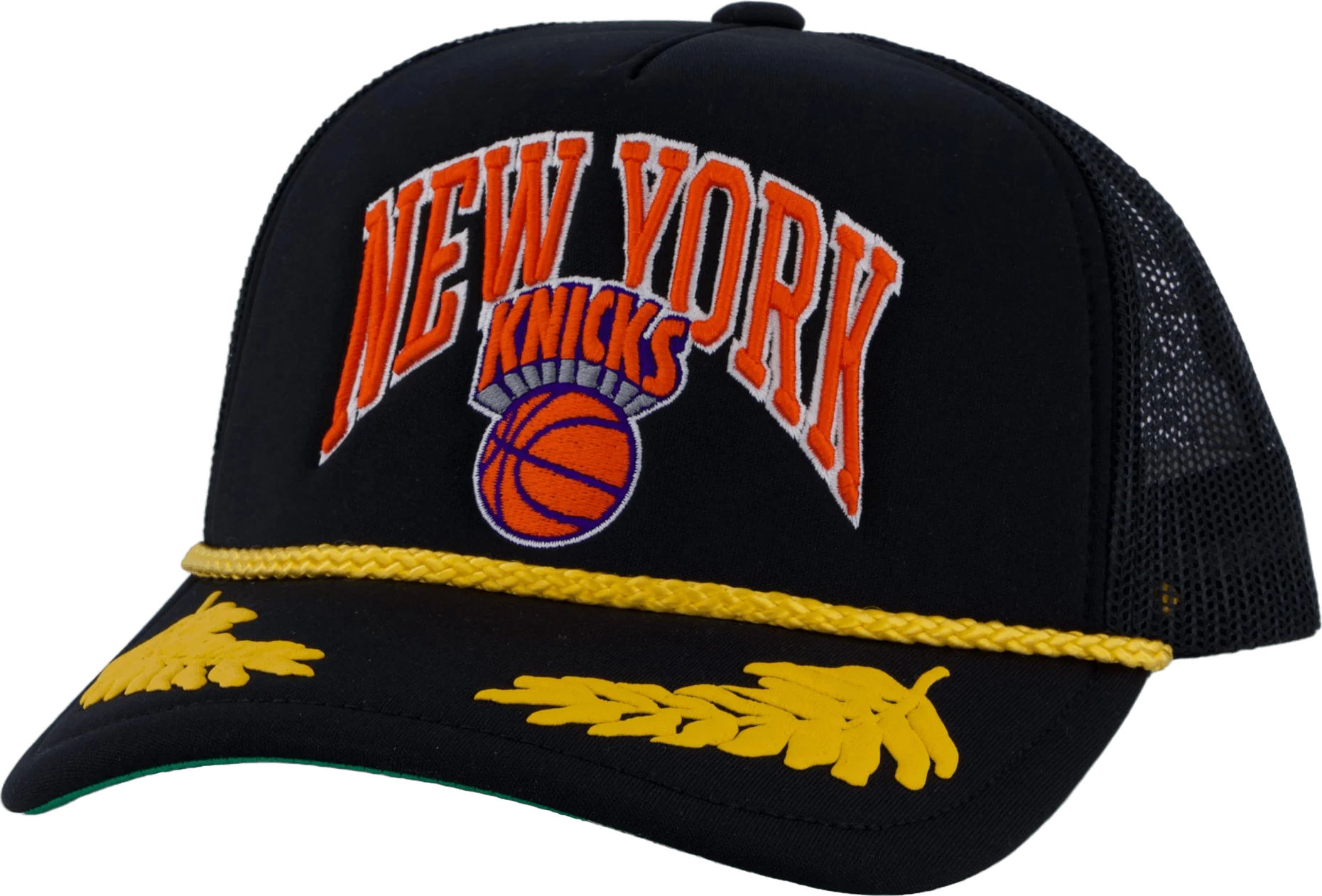 Knicks Gold Leaf Trucker HWC