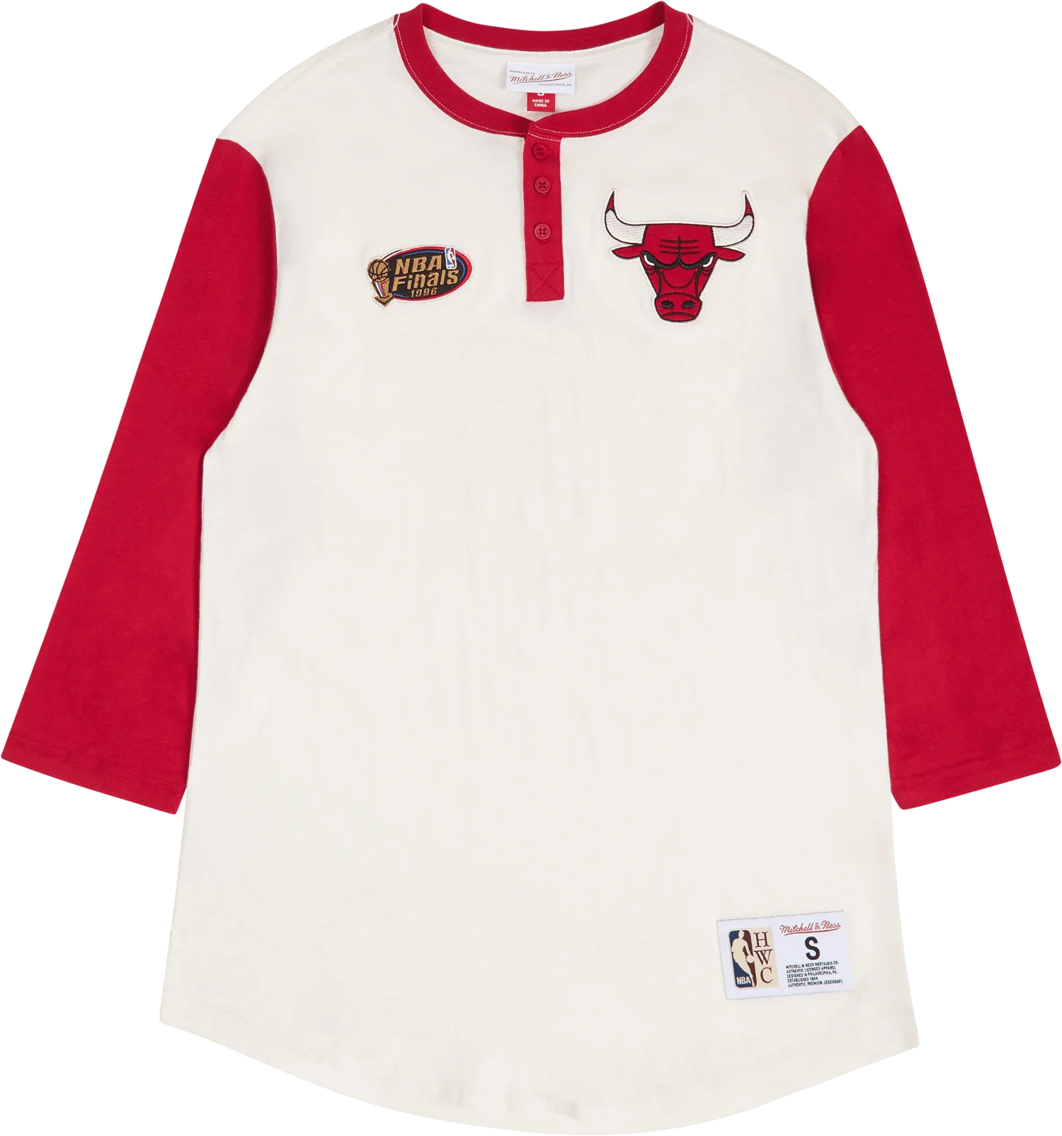 Bulls Icon Henley Cream