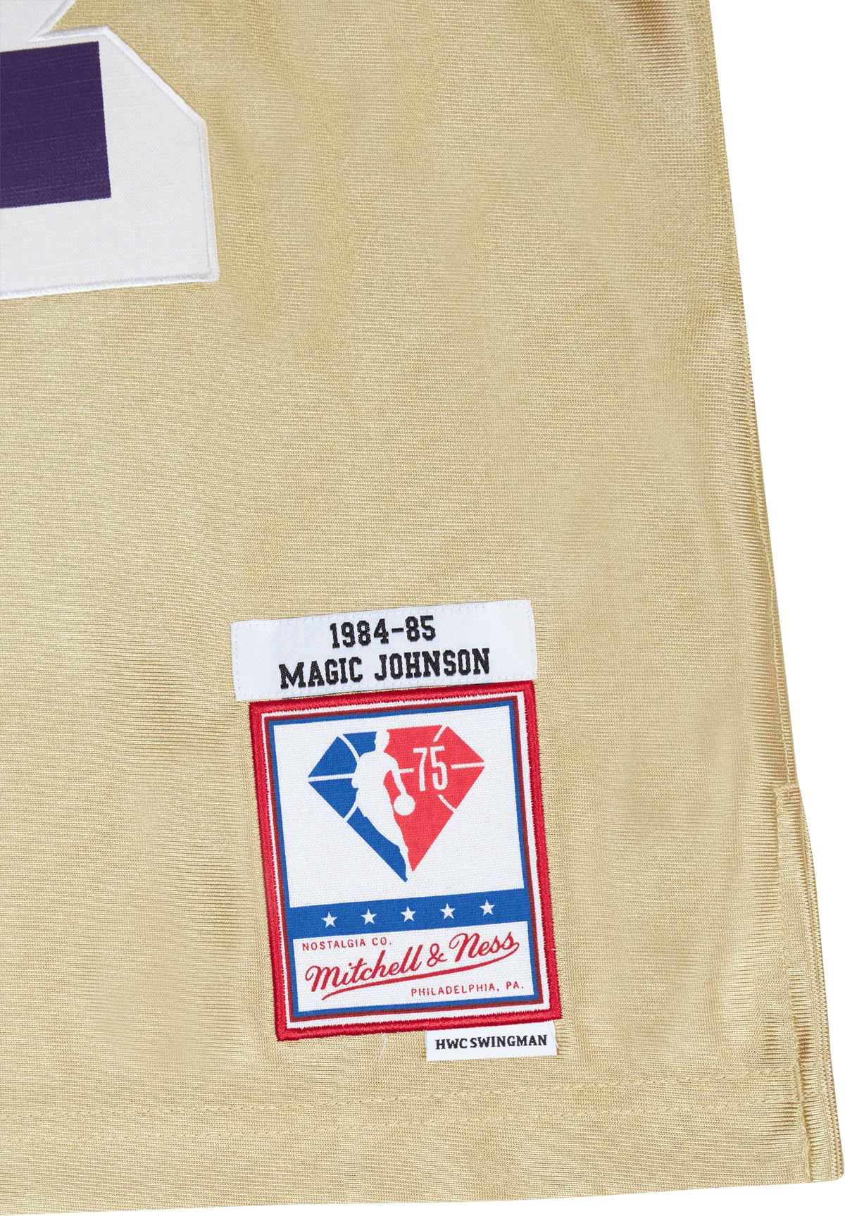 Lakers Nba 75th Gold Swingman Gold - Image 4