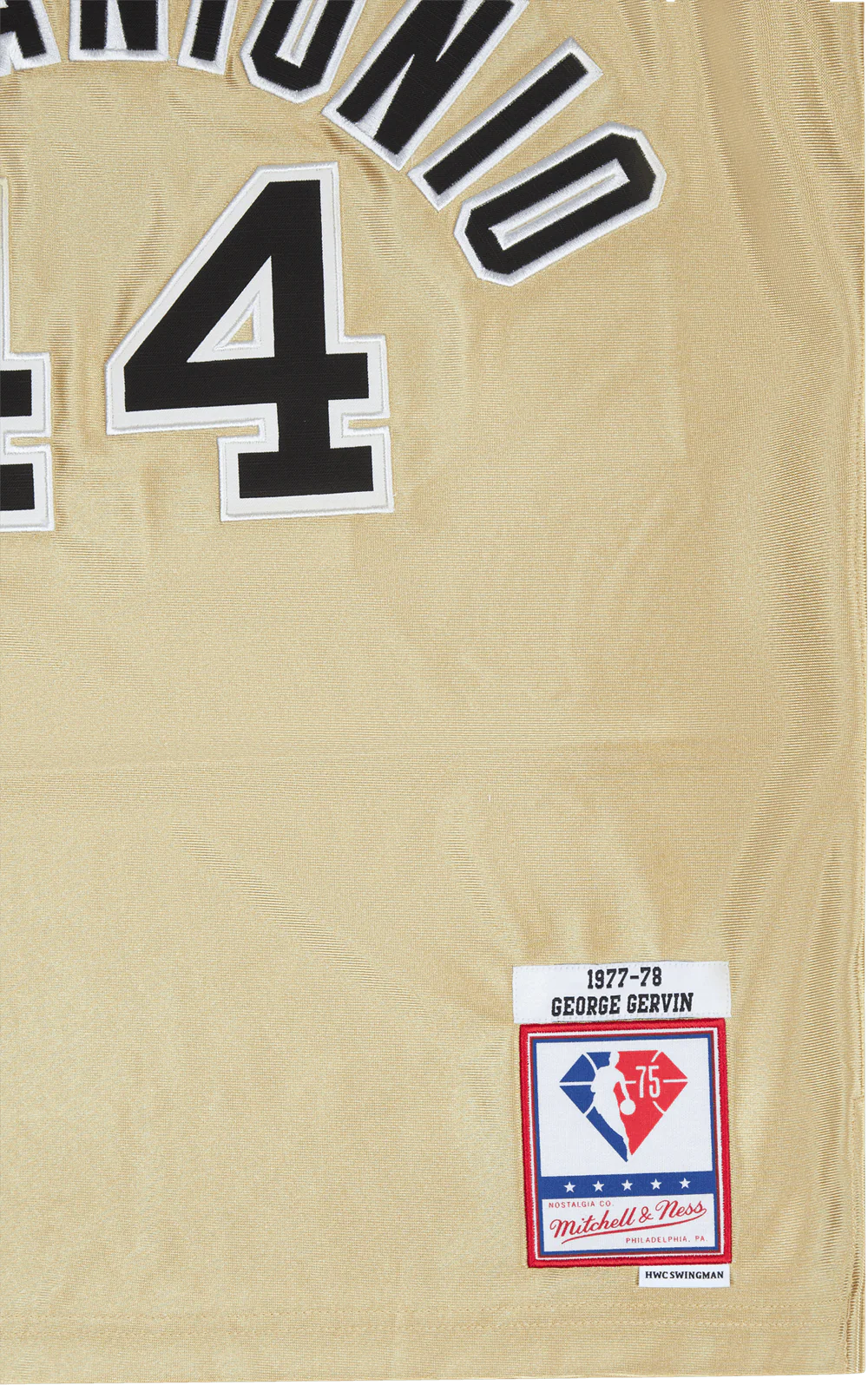 Spurs Nba 75th Gold Swingman Gold - Image 4