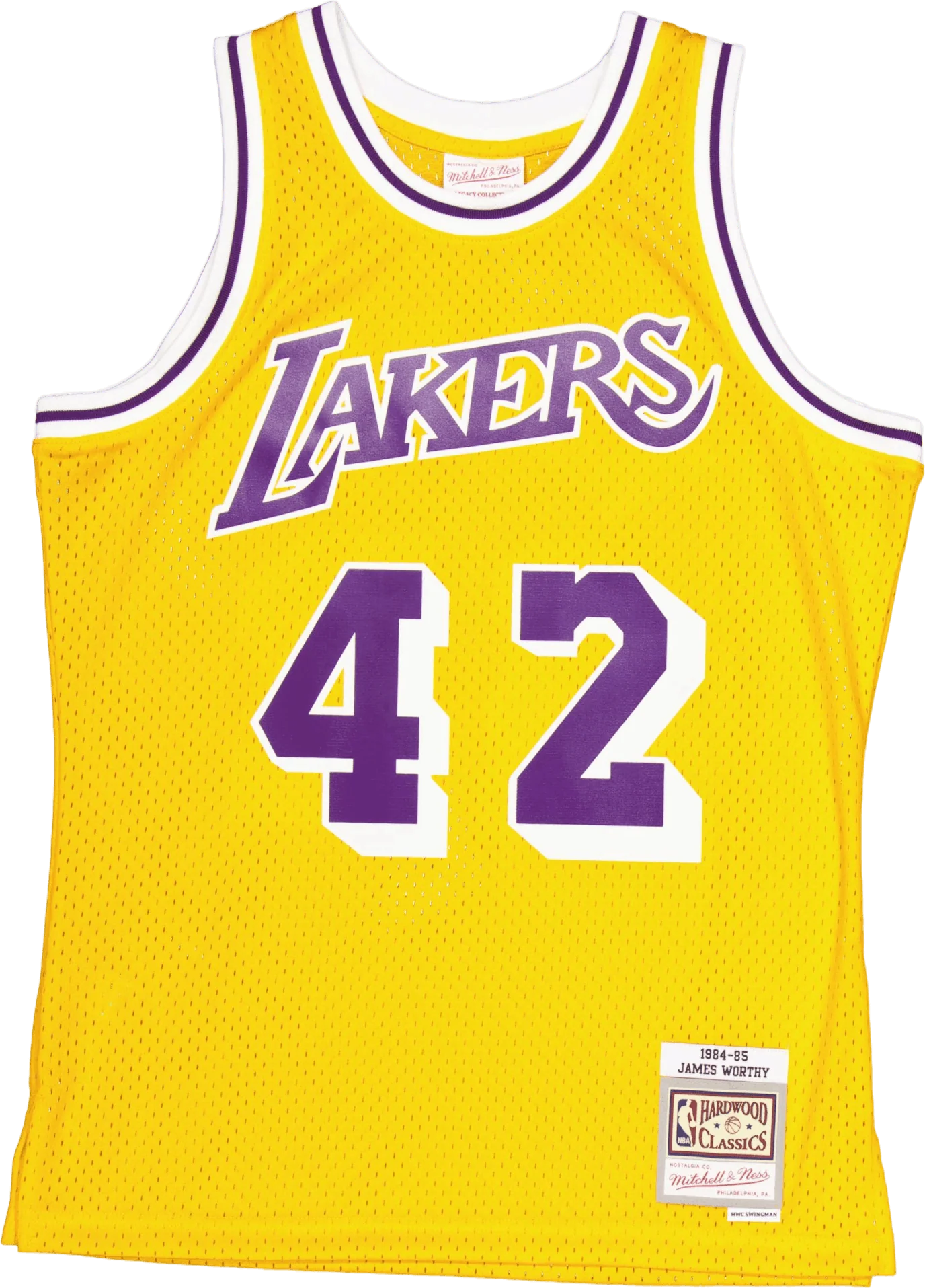 Swingman Jersey 84-85 Light Gold