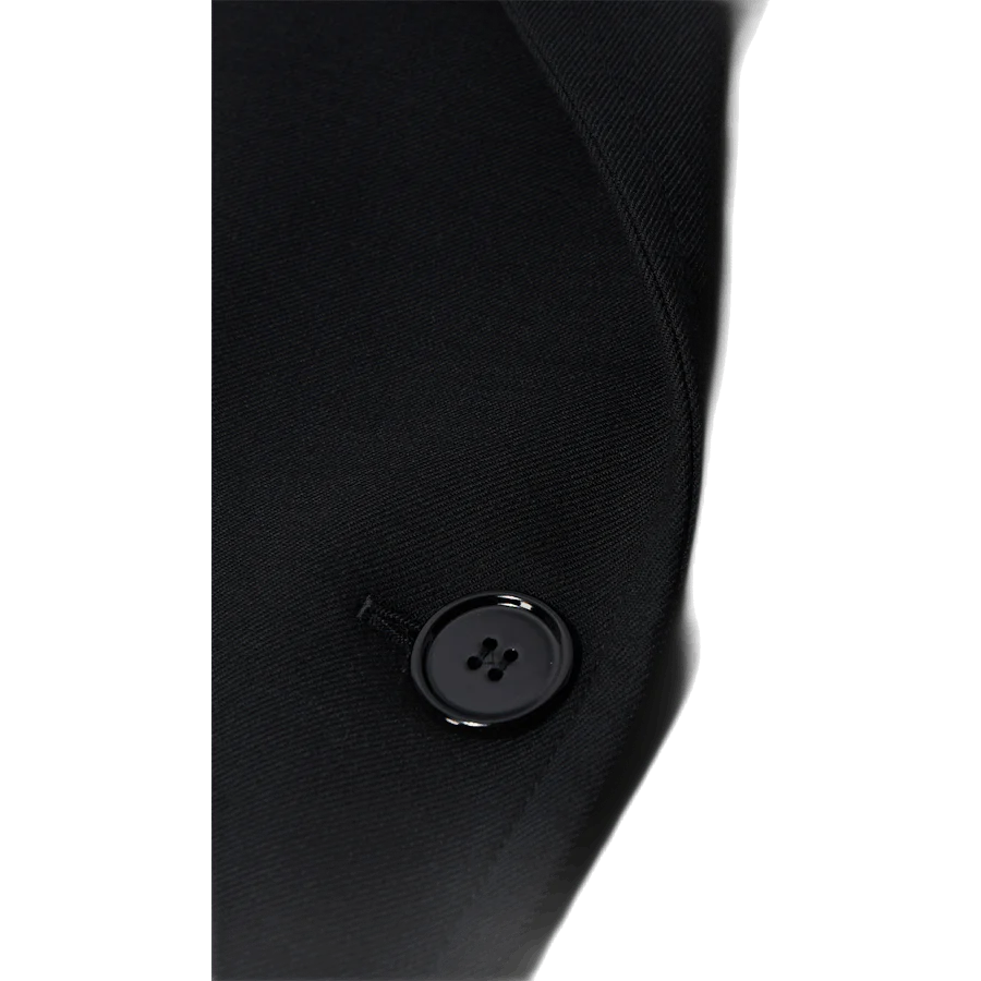 Oversized Round Coat Black - Image 4