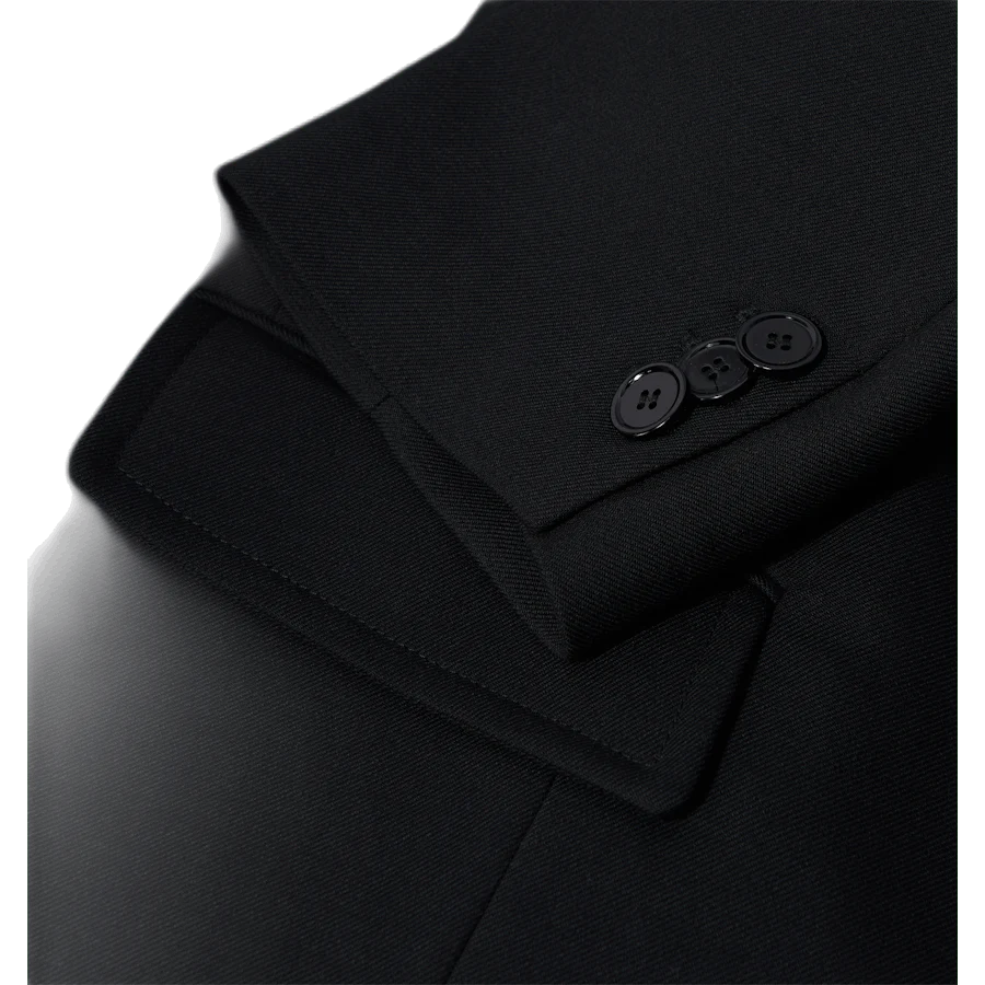 Oversized Round Coat Black - Image 5
