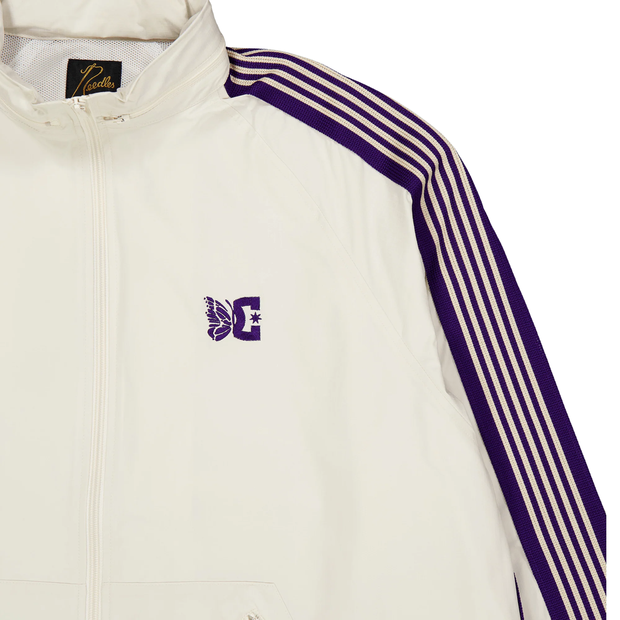 Needles X Dc Shoes Jog Jacket Ivory - Image 3