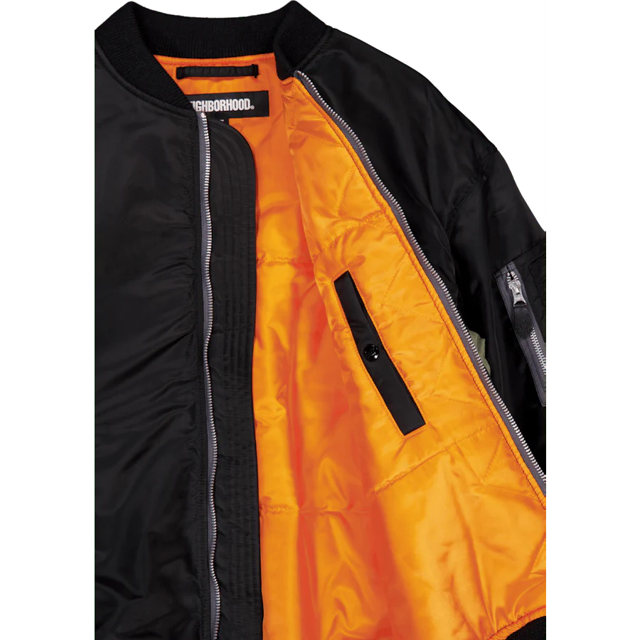 Ma-1 Flight Jacket Mod Black - Image 5