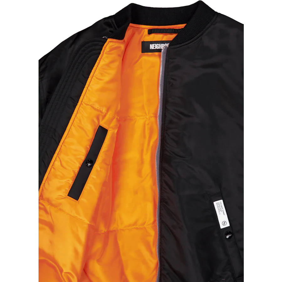 Ma-1 Flight Jacket Mod Black - Image 6