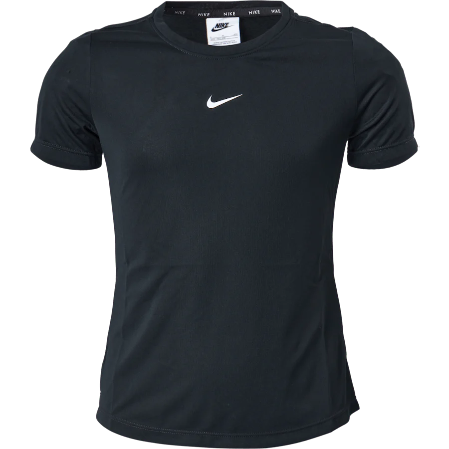 Dri-FIT One Big Kids' (Girls') Short-Sleeve Top BLACK/WHITE