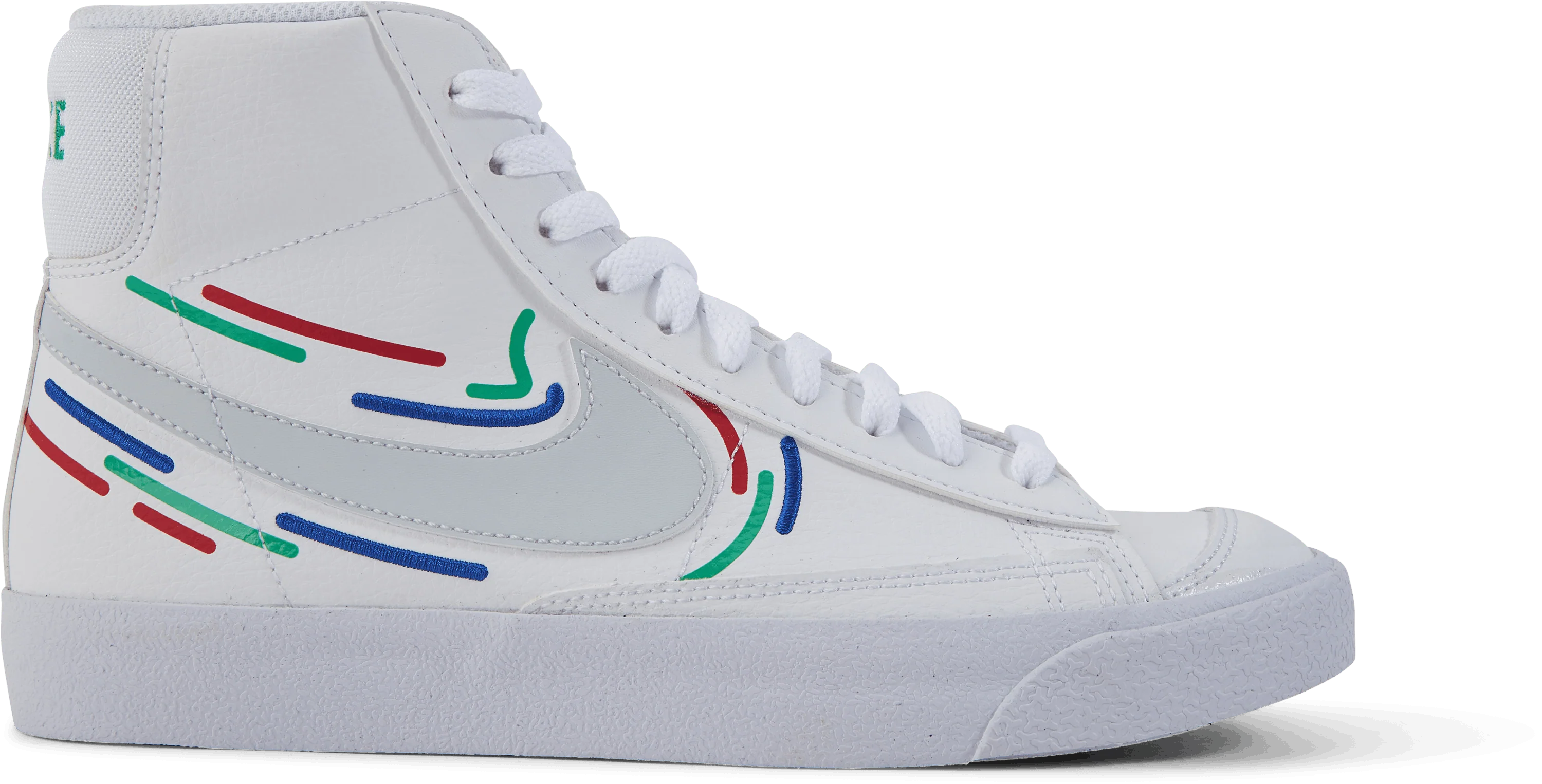 Nike Blazer Mid Nn Gs White/pure Platinum-game Royal - Image 2
