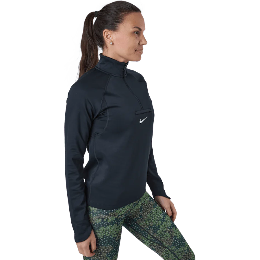Nike Dri-fit Element Women's T Black/dk Smoke Grey/white - Image 2
