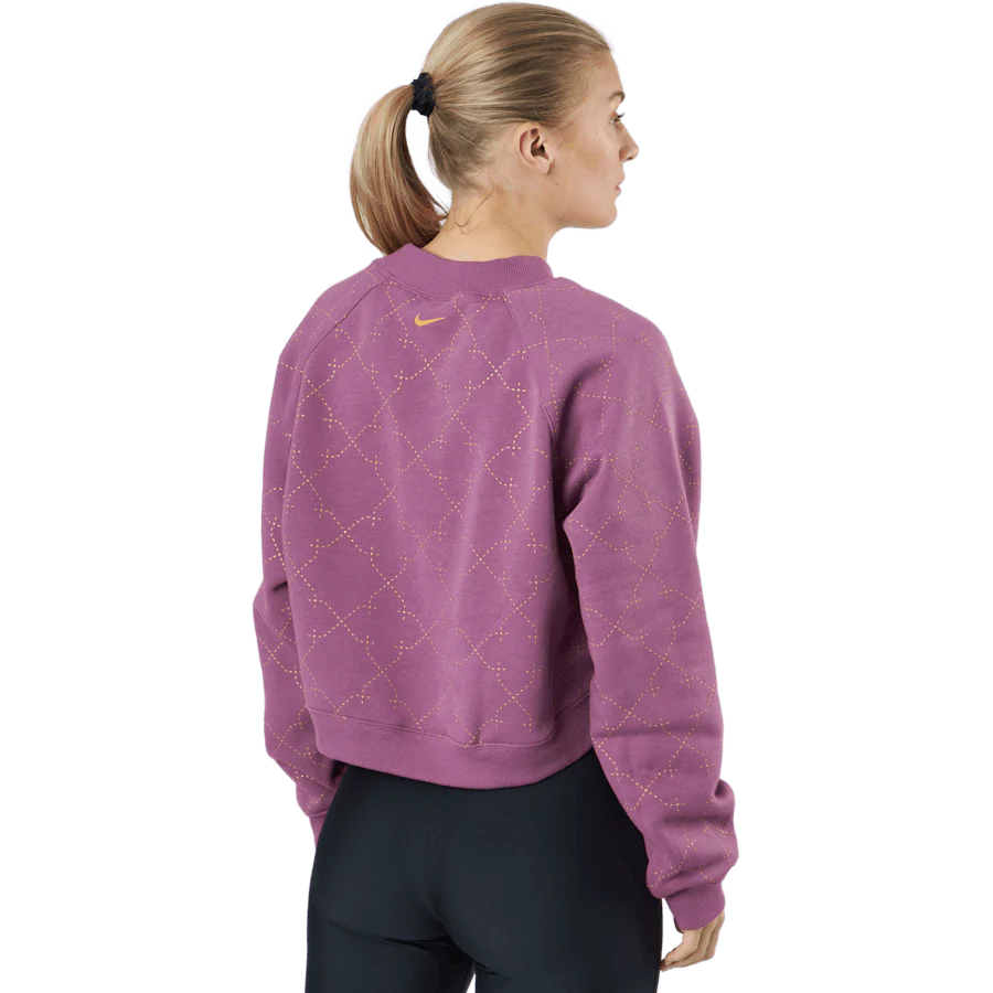 Nike Dri-fit Women's Novelty F Light Bordeaux/metallic Gold - Image 3