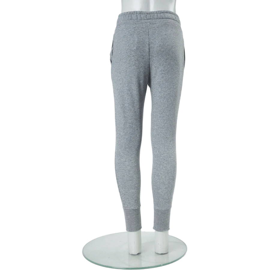 Sportswear Club Big Kids' (Girls') French Terry Pants CARBON HEATHER/WHITE - Image 3