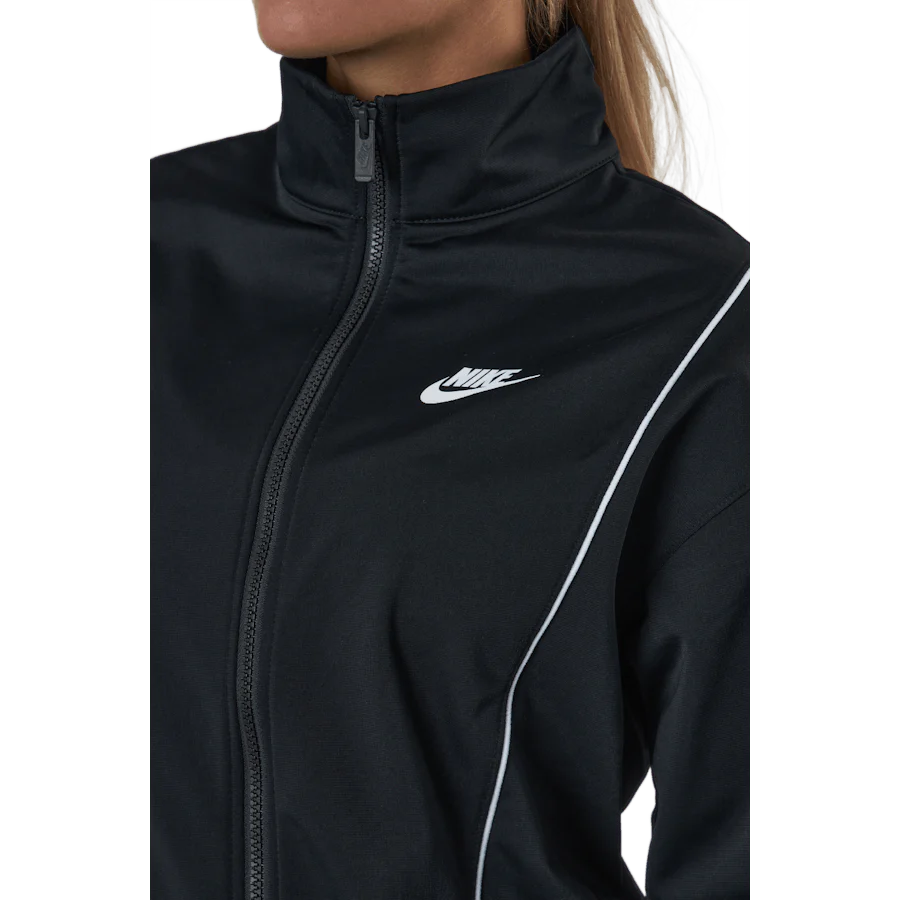 Sportswear Women's Fitted Track Suit BLACK/WHITE/WHITE - Image 4