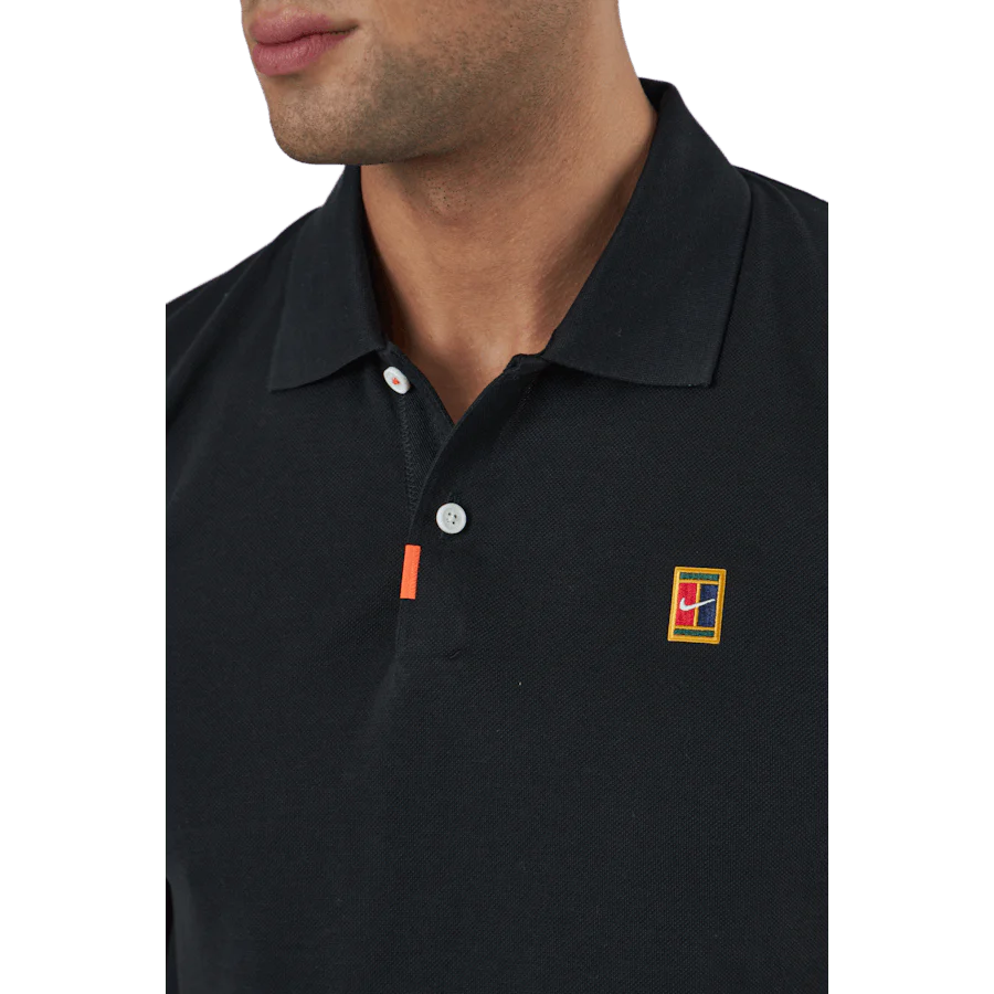 The Polo Men's Slim Fit Polo BLACK - Image 4