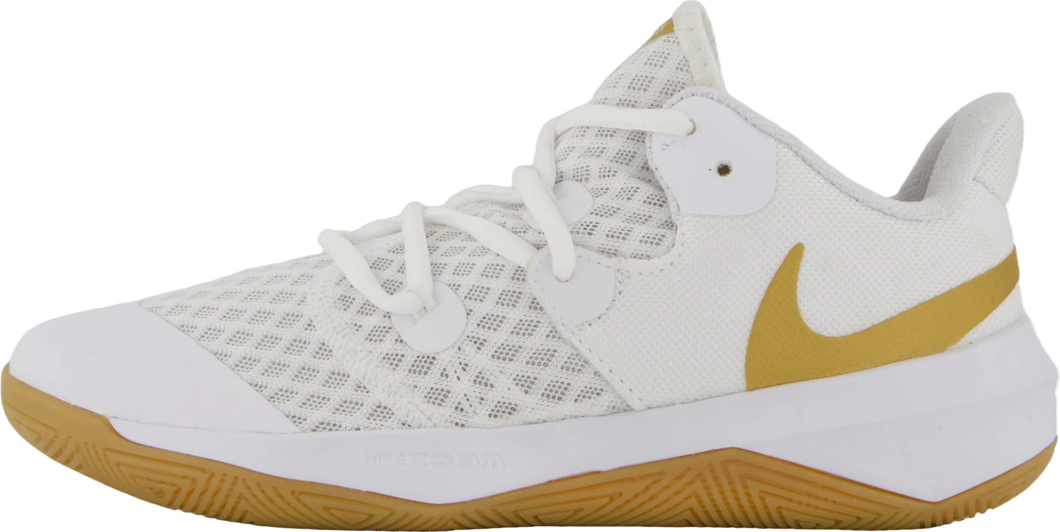 Unisex Hyperspeed Court Indoor White/mtlc Gold