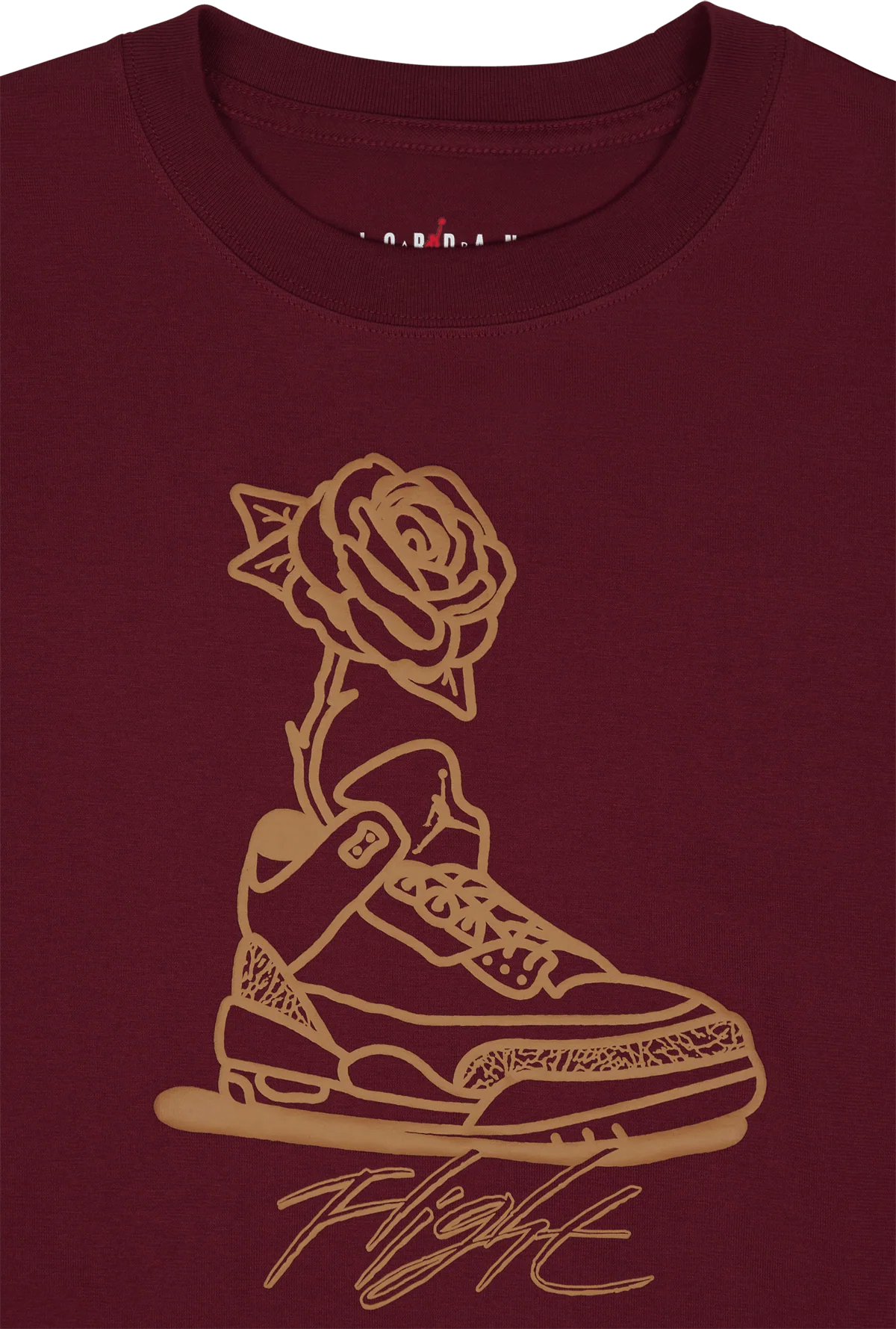 W J Flight Gf Gfx Tee Cherrywood - Image 3