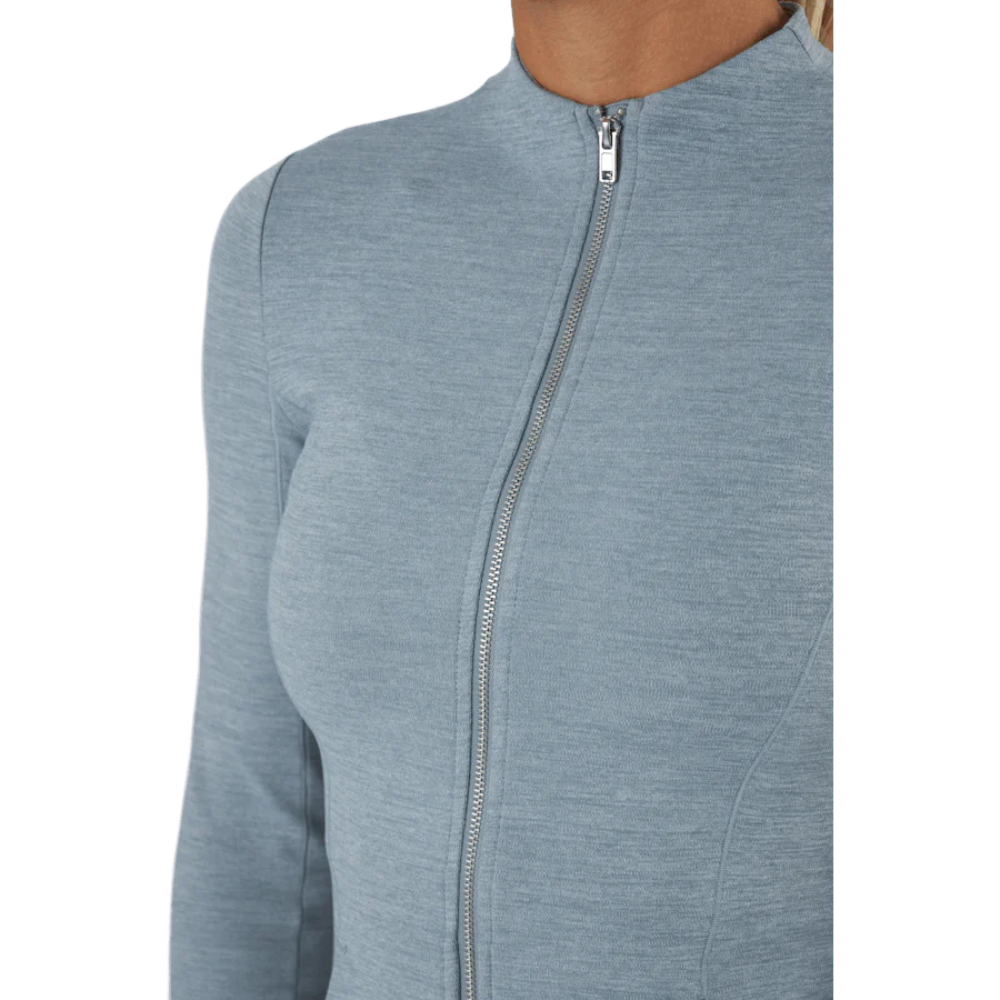 Yoga Luxe Dri-fit Women's Full Particle Grey/htr/platinum Tin - Image 4