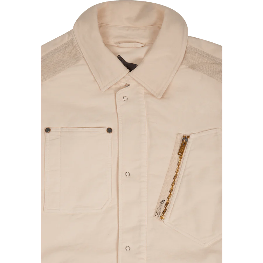Moleskin Shirt Jacket Pale Pink - Image 3