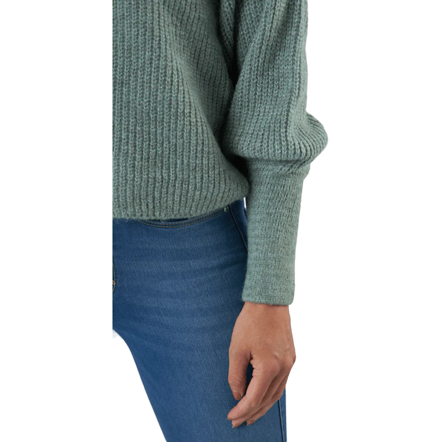 Onlclare L/s Cardigan Knt Granite Green - Image 5