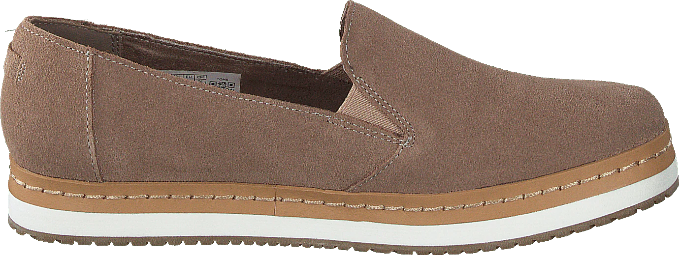 Palma Leather Wrap Taupe Grey Suede - Image 2