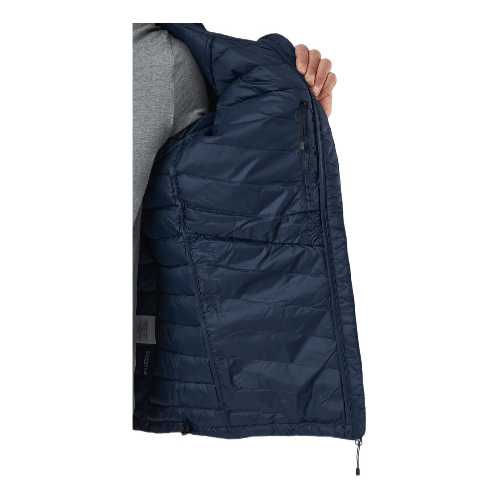 M Frost Down Hood Jacket Blue Shadow - Image 6