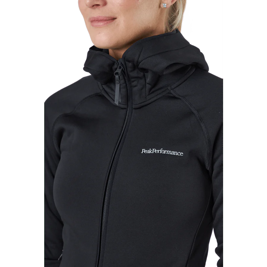 W Chill Light Zip Hood Black - Image 4