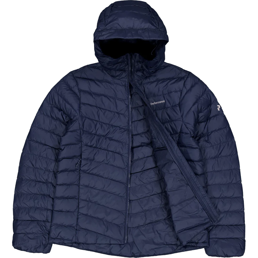 W Frost Down Hood Jacket Blue Shadow - Image 10