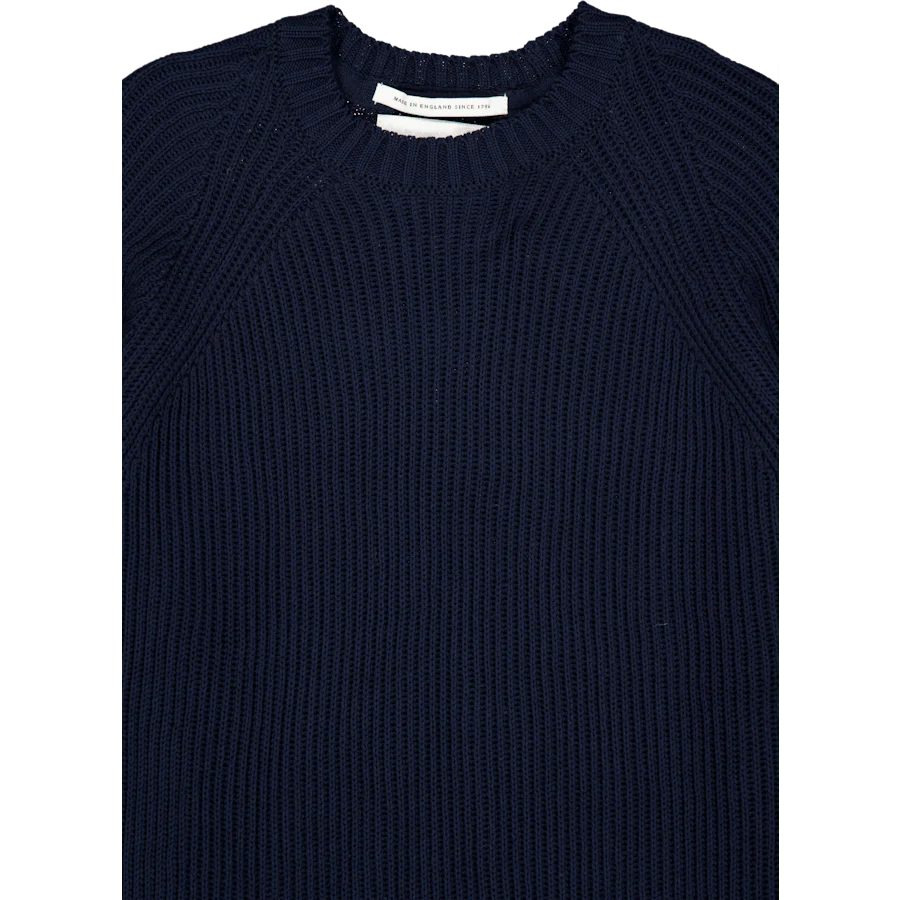 Harry Cotton Jumper Navy - Image 3