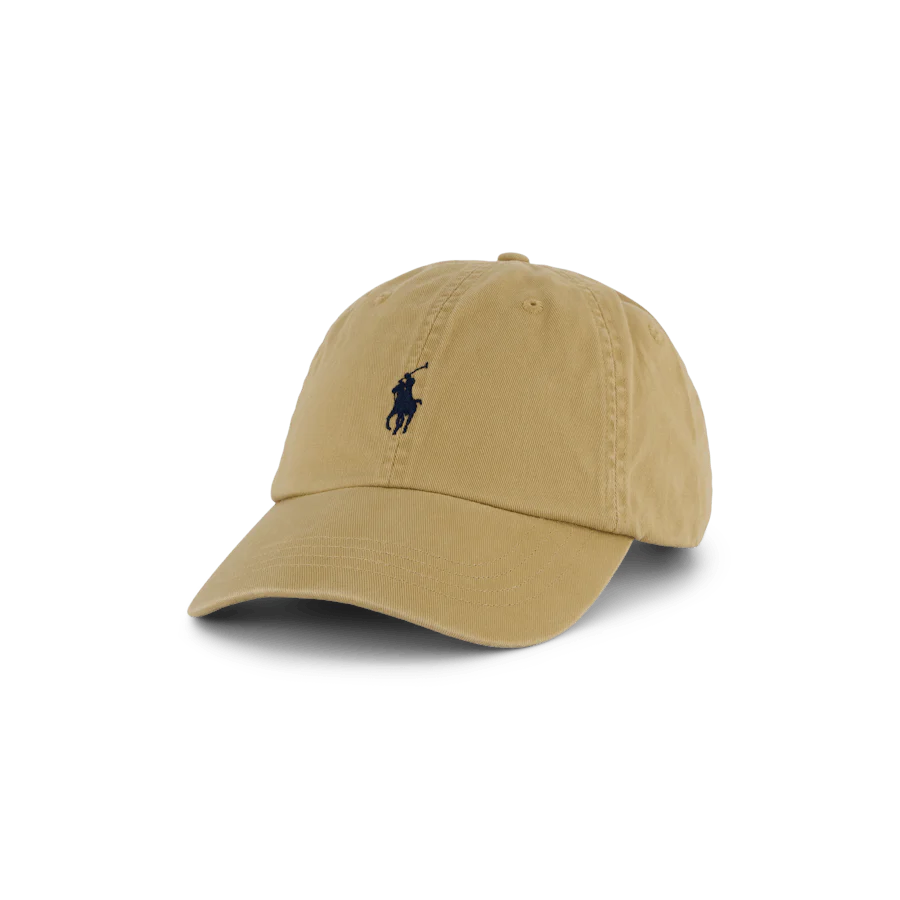 Cotton Chino Baseball Cap Luxury Tan/Newport Navy