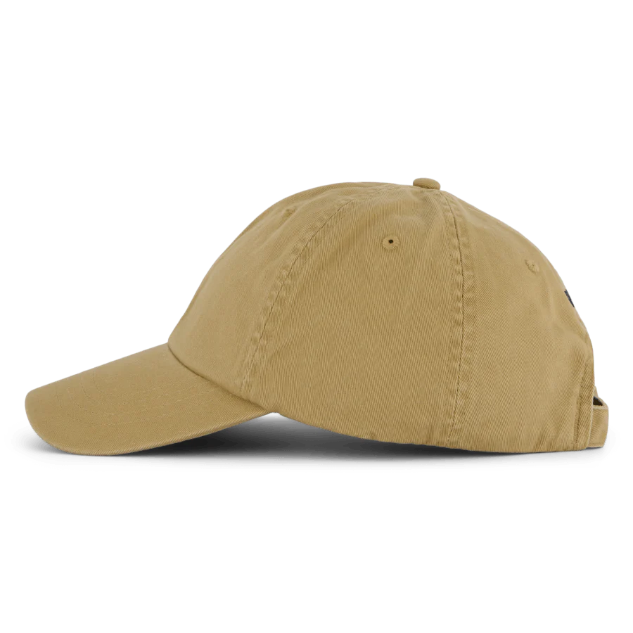 Cotton Chino Baseball Cap Luxury Tan/Newport Navy - Image 2