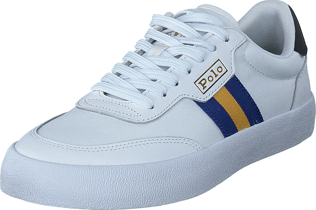 Court Low-Top Sneaker White/Royal/Navy - Image 3