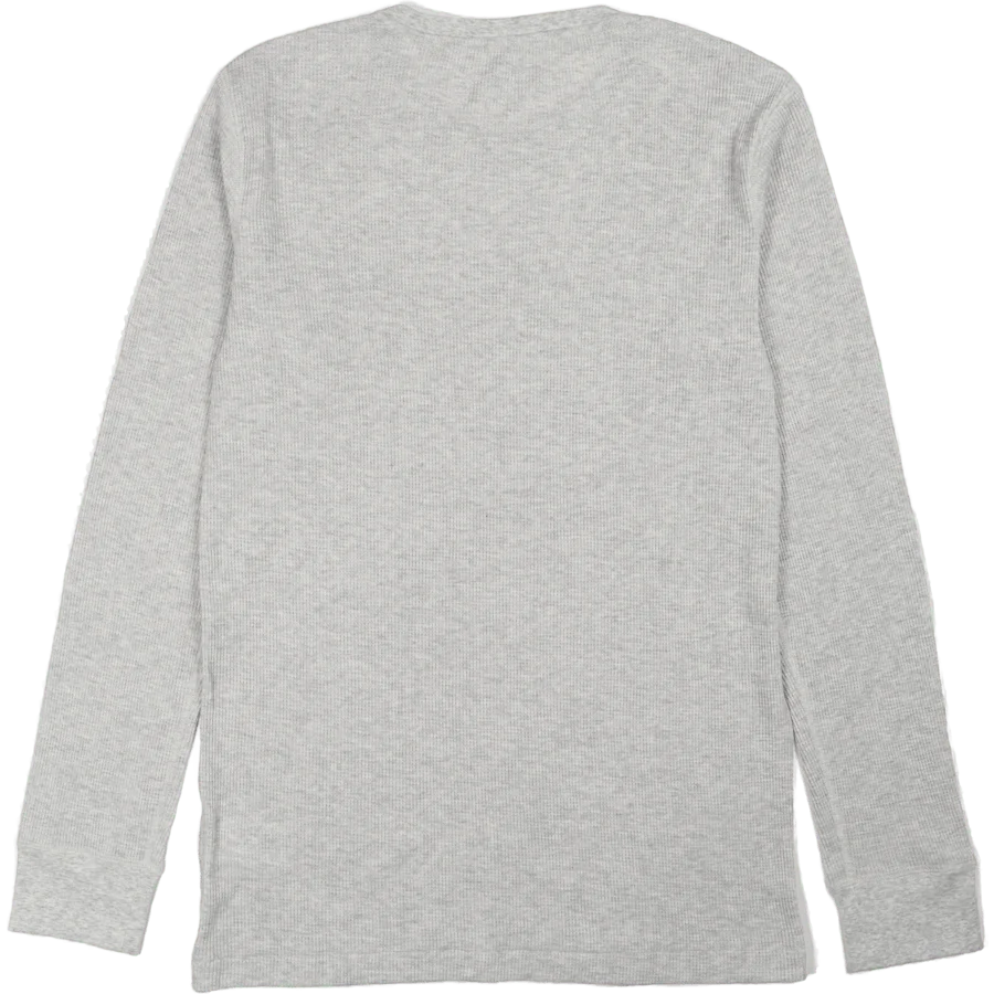 Waffle-Knit Sleep Shirt English Heather - Image 4