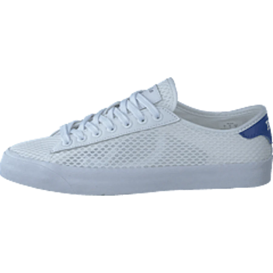 Nelson Leather-Trim Mesh Sneaker White / Liberty - Image 10