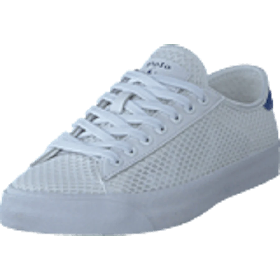 Nelson Leather-Trim Mesh Sneaker White / Liberty - Image 9