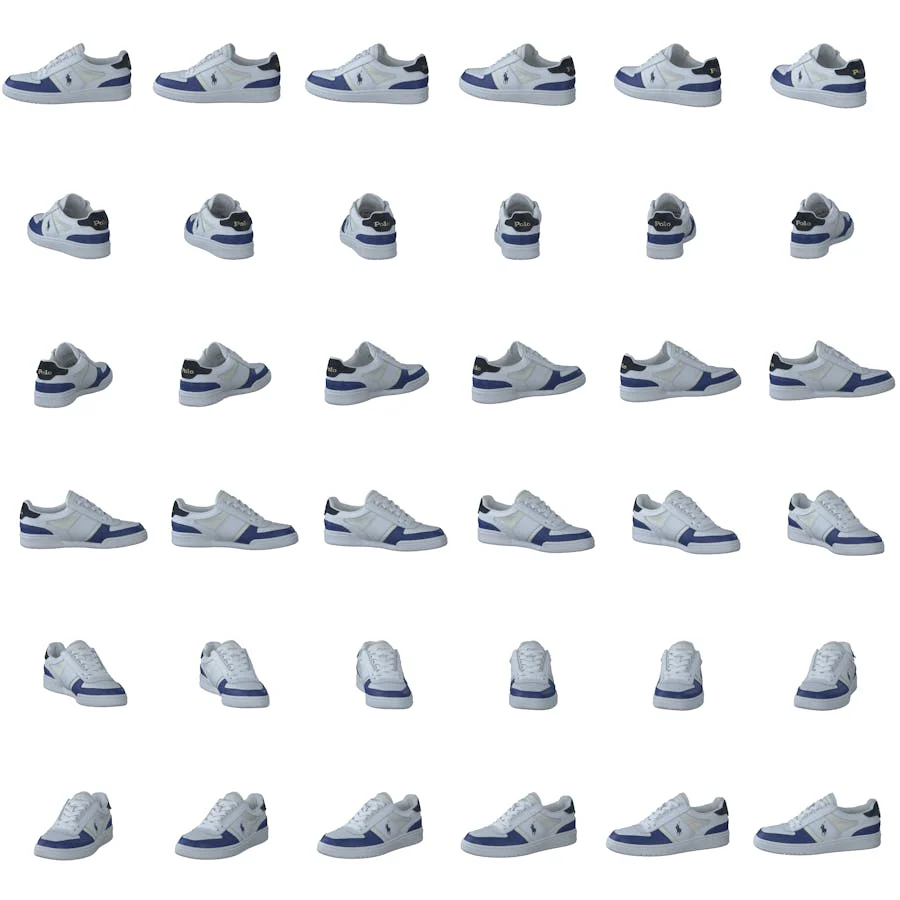 Court Low-Top Sneaker White/Navy/Royal - Image 8