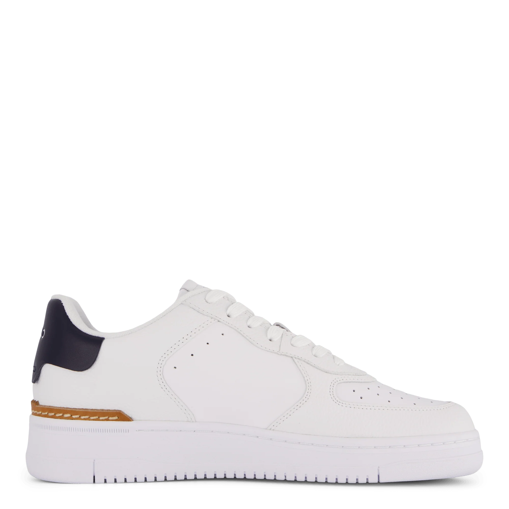 Masters Court Leather Sneaker White/Navy PP - Image 3