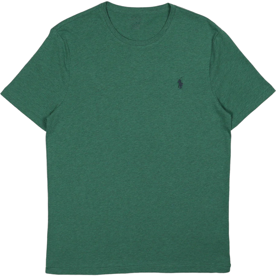 Custom Slim Fit Jersey Crewneck T-Shirt Potomac Green Heather/C7940