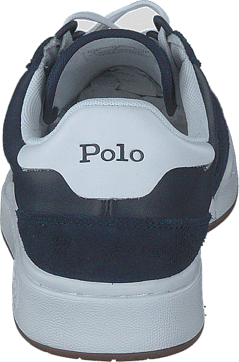 Court Leather-Suede Sneaker Newport Navy / RL2000 Red PP - Image 5