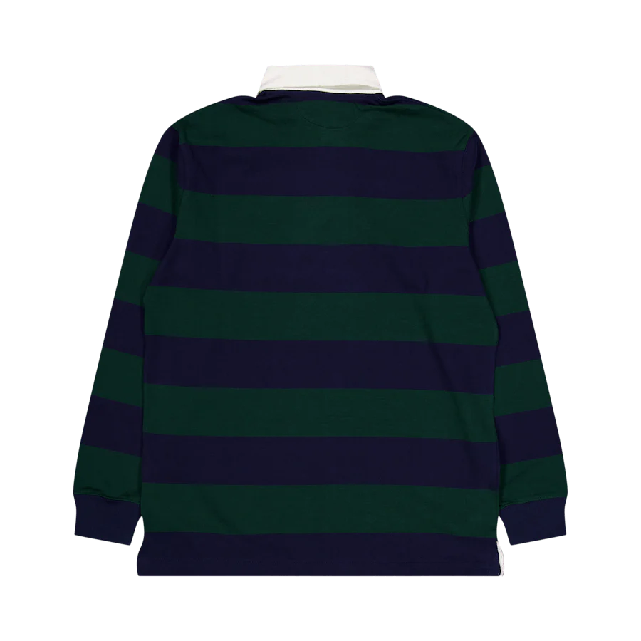 The Iconic Rugby Shirt Cruise Navy/ College Green - Image 2