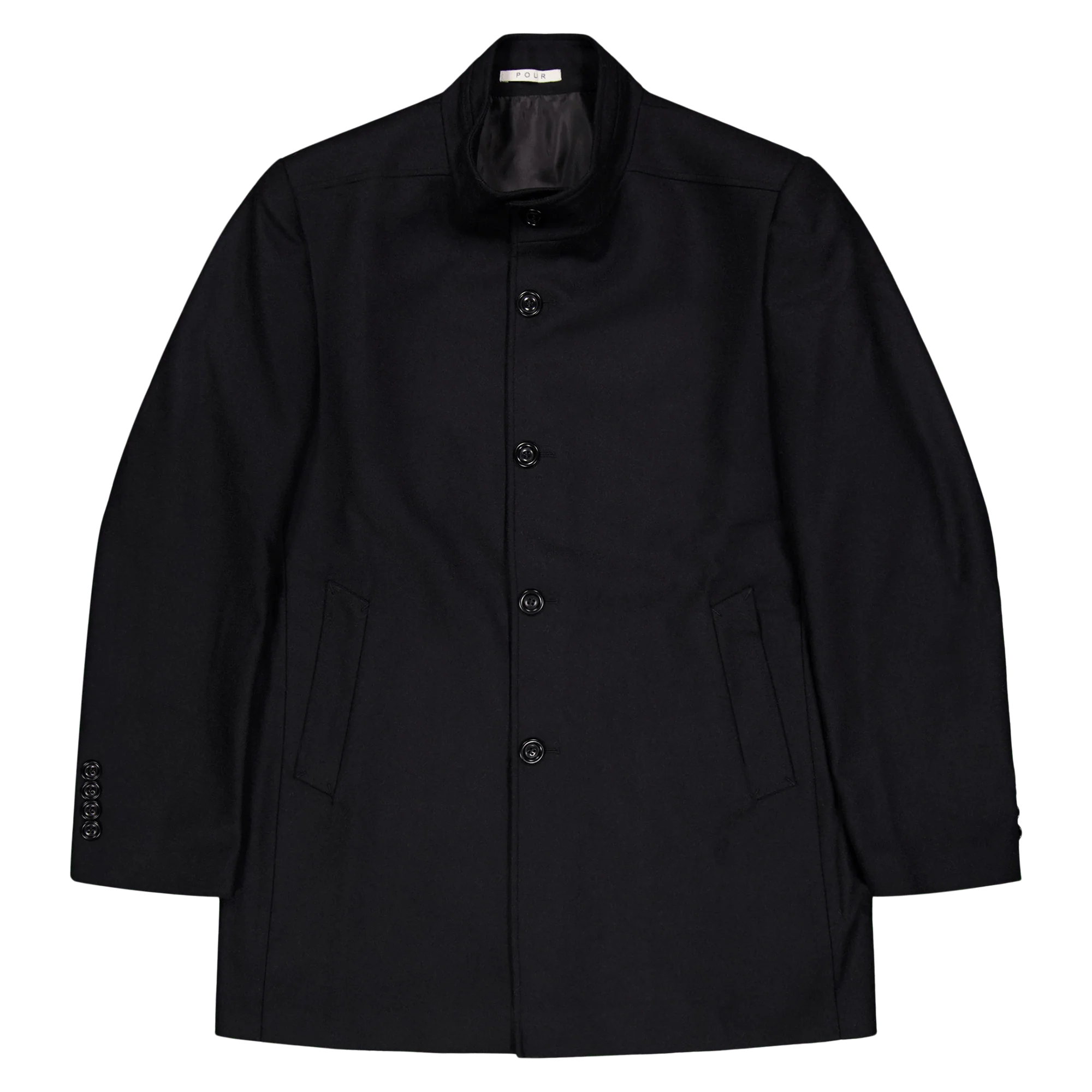 Stand Collar Coat POUR