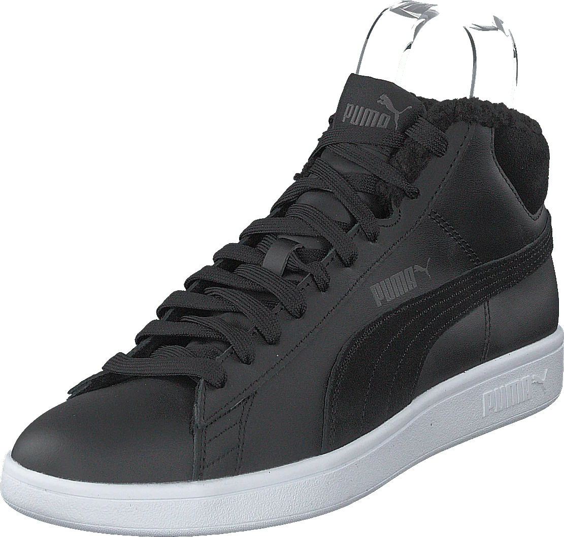 Puma Smash V2 Mid Wtr L Puma Black-dark Shadow- White - Image 3