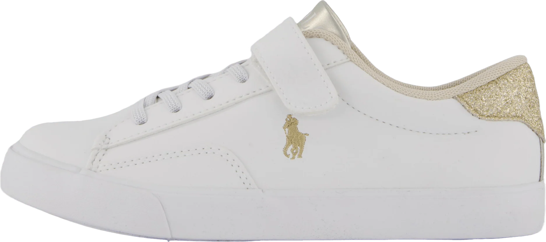 Theron V Ps White Smooth Pu/gold Metallick