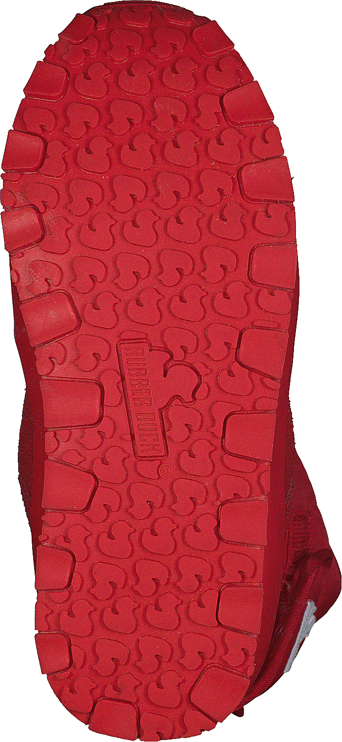 Rd Nylon Suede Solid Kids Red - Image 7
