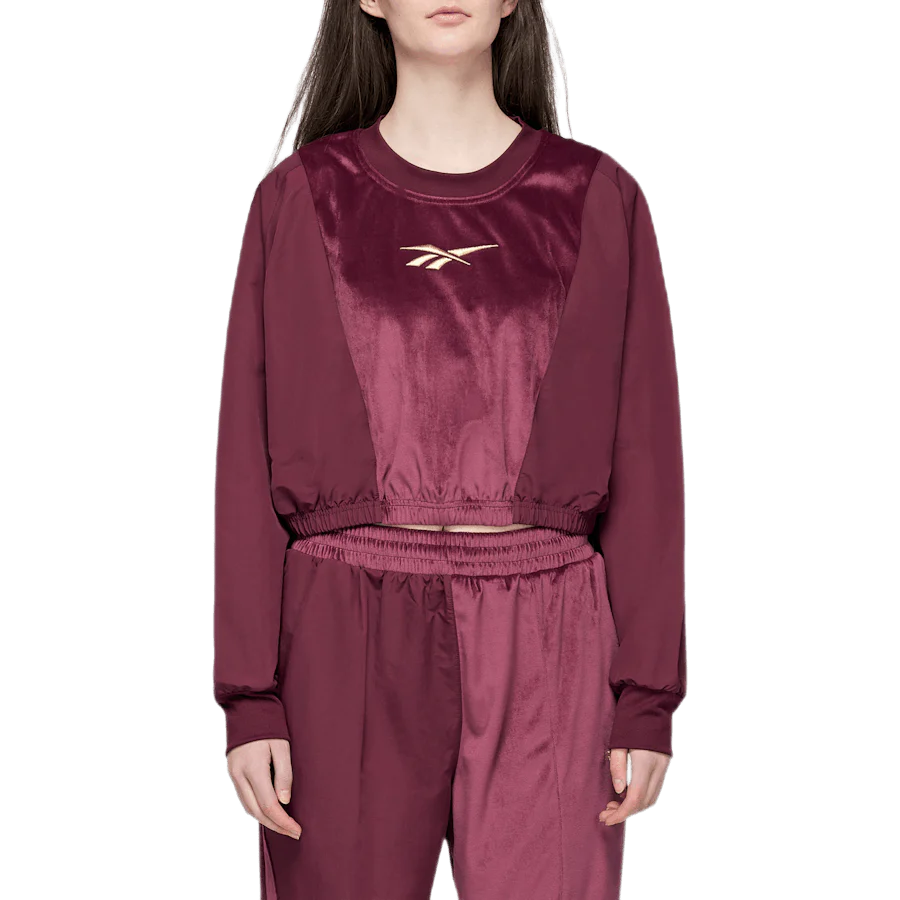 R Cl Velour Crew Red