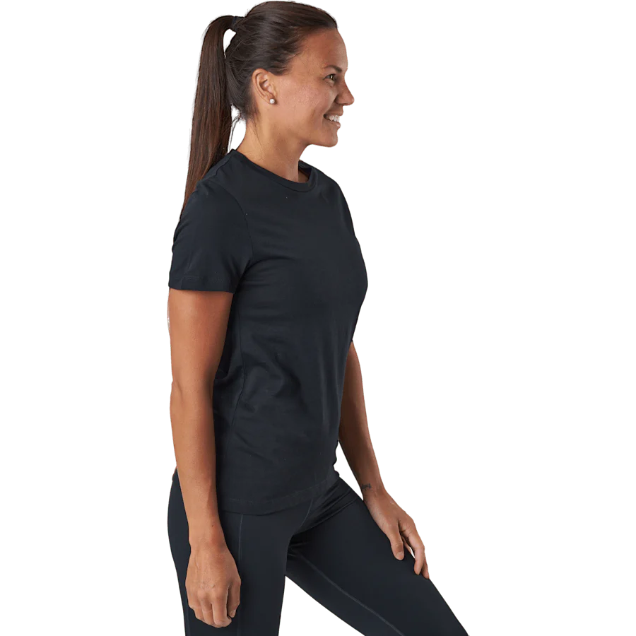 Wor Comm Cotton Tee Black - Image 2