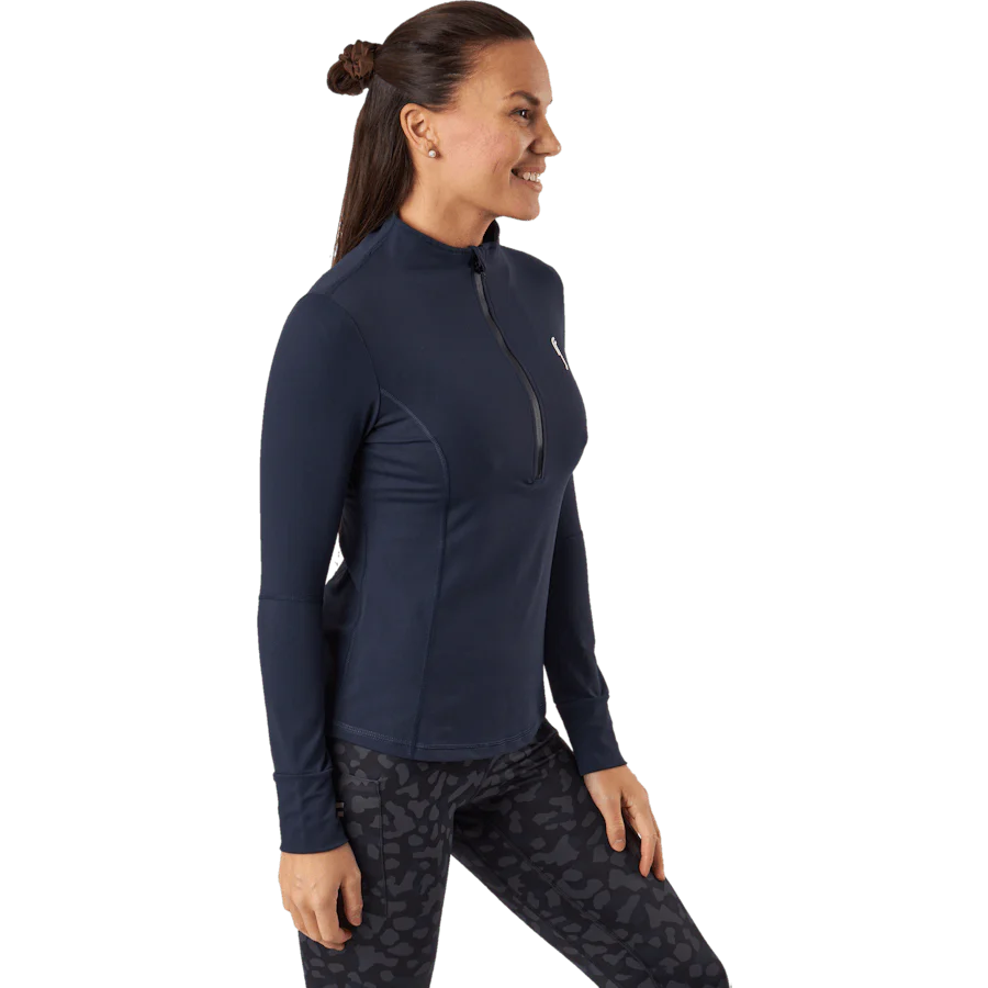 Half Zip Sweater Dark Blue - Image 2