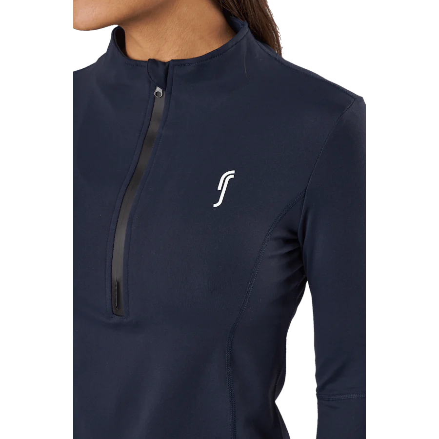 Half Zip Sweater Dark Blue - Image 4
