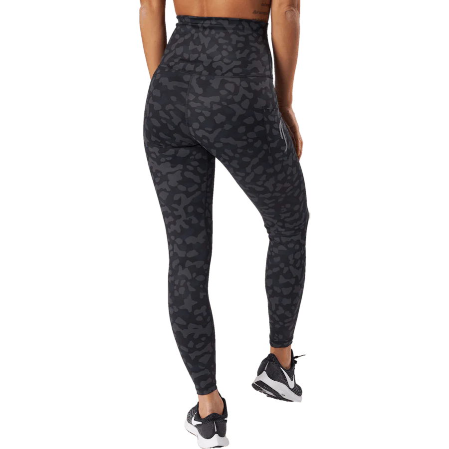 High Waist Tights - Side Pocke Leopard - Image 3