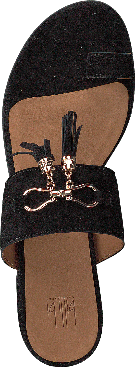 Sandals Black Suede/gold - Image 6