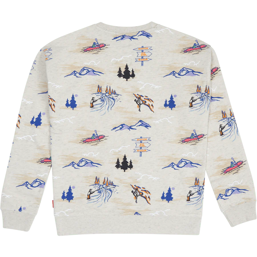 All-over Printed Crewneck Swea Combo A - Image 2