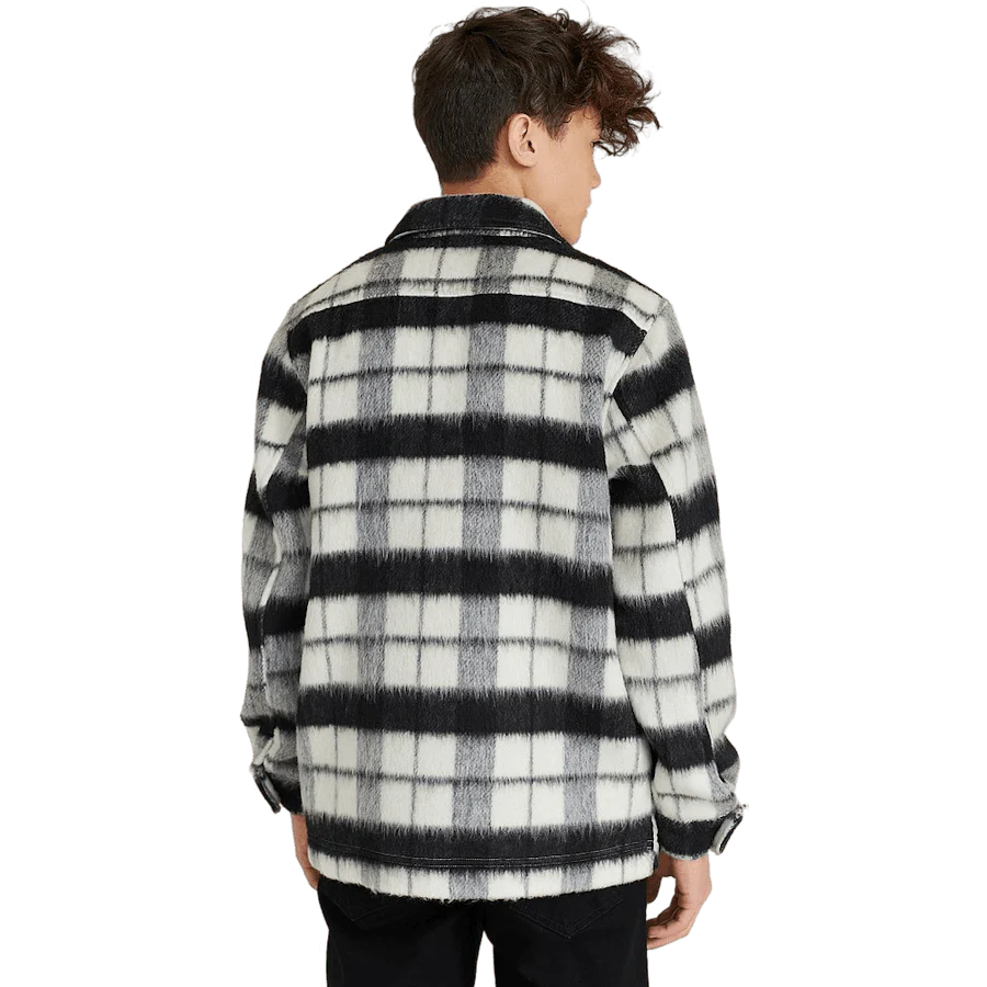 Checked Overshirt Black/white - Image 2
